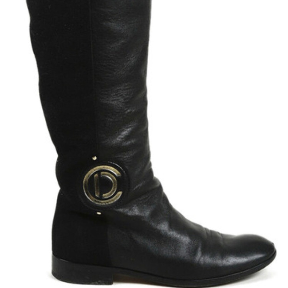 Christian Dior Suede & Leather High Boot EU 37 1/2